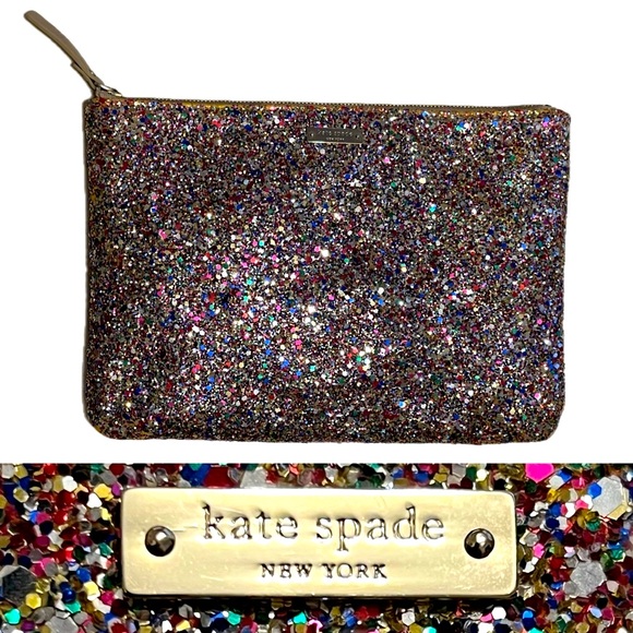 ♠️Multi Colored Glitter Hand
Clutch by Kate Spade | Glitter Clutch🪩 - Picture 1 of 17